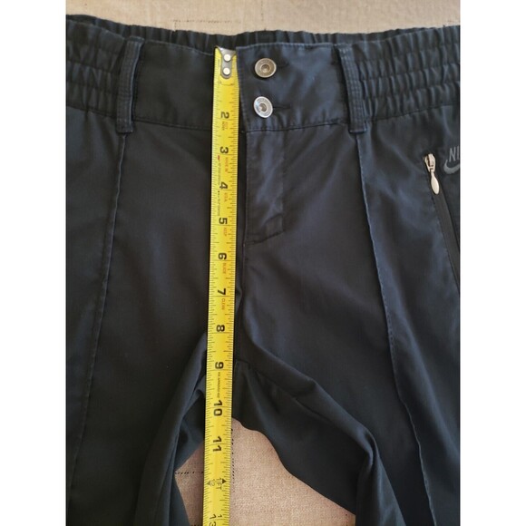 Nike Shorts Womens Small Black Sportswear Chino Bermuda Hiking Outdoors Cotton - Picture 13 of 15